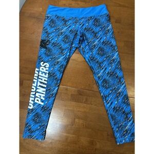 NFL Carolina Panthers Leggings Women's Size XL Blue